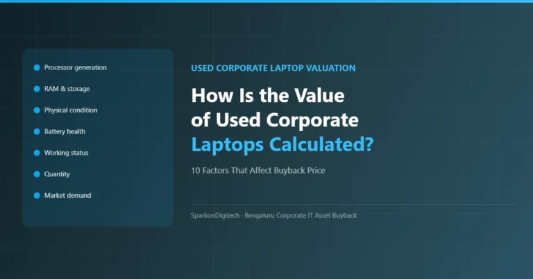 How Is the Value of Used Corporate Laptops Calculated?